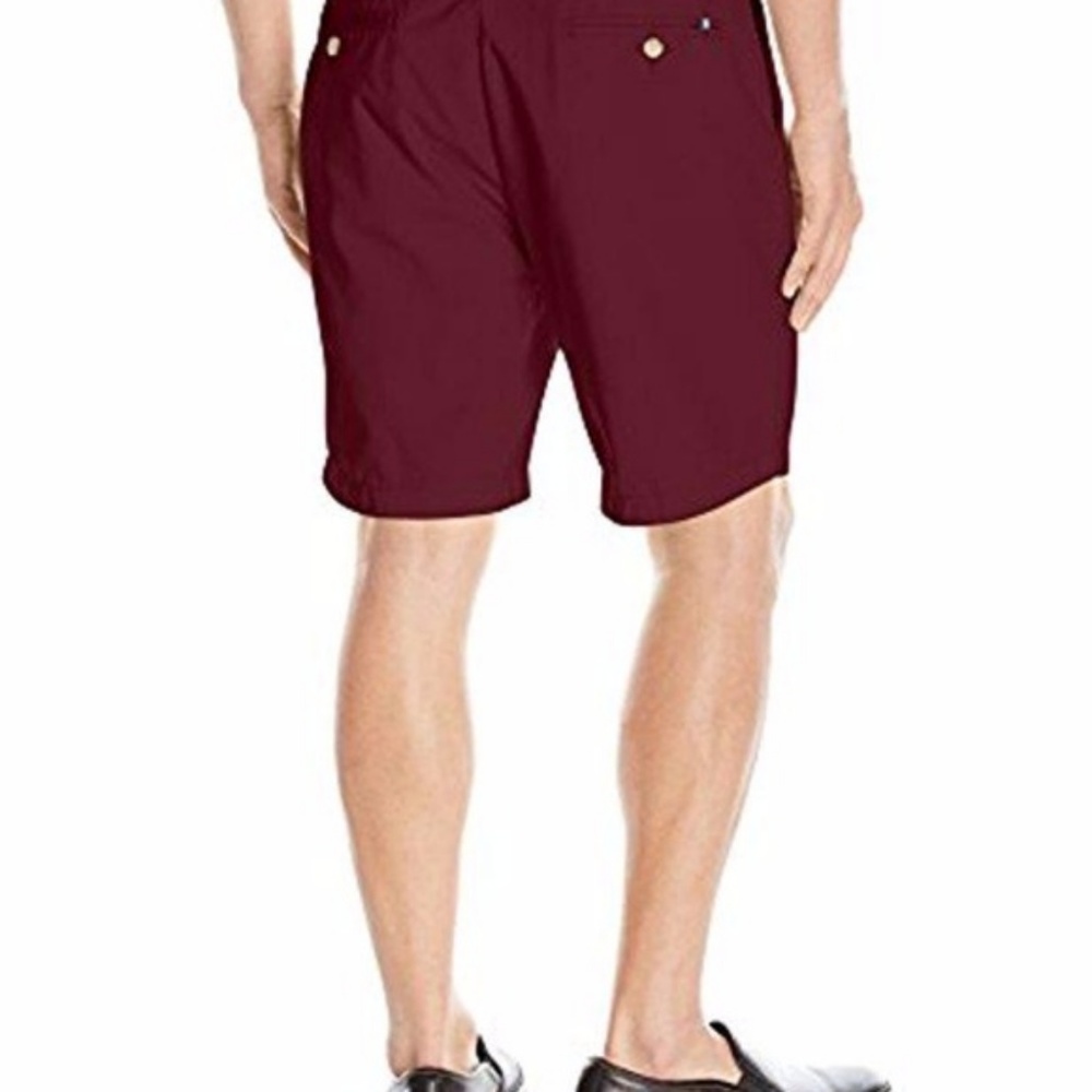 Nautica Classic-Fit Royal Burgundy Deck Shorts - Picture 4 of 4